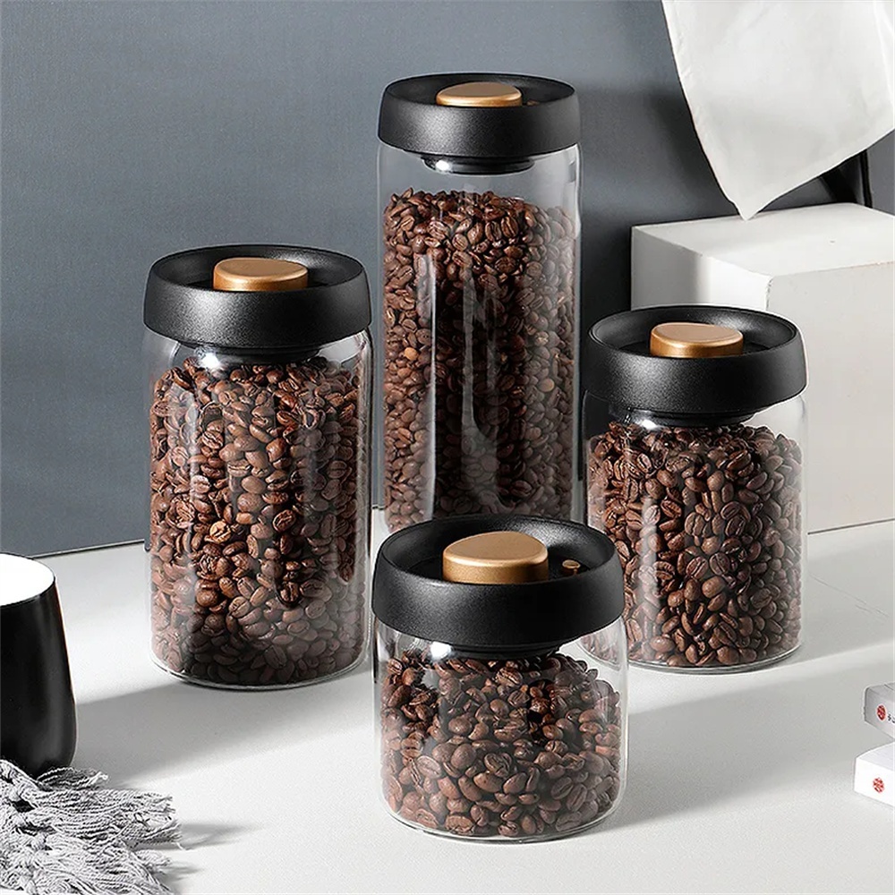 Coffee Tea Canister Set - Contenedor de Almacenamiento de Granos de