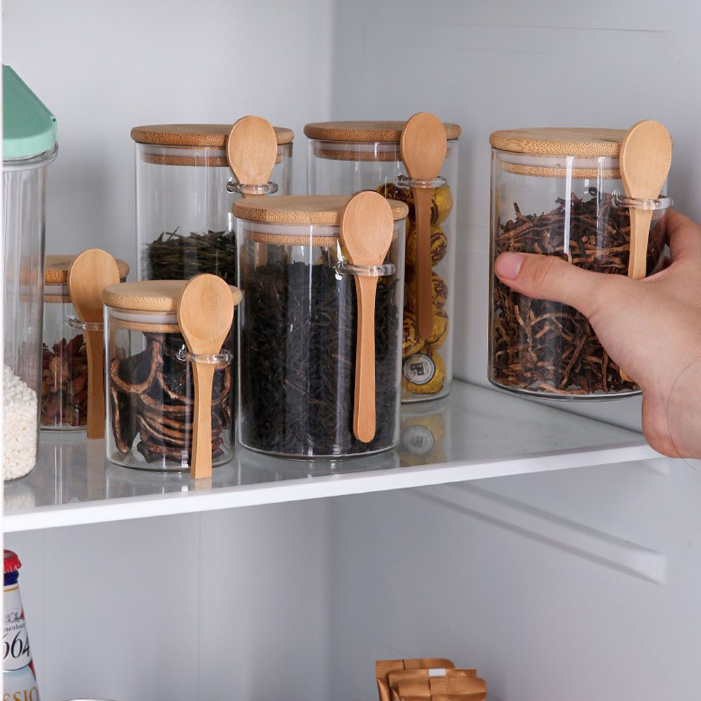 Coffee Tea Canister Set - Recipientes de Plástico Herméticos para Almacenamiento