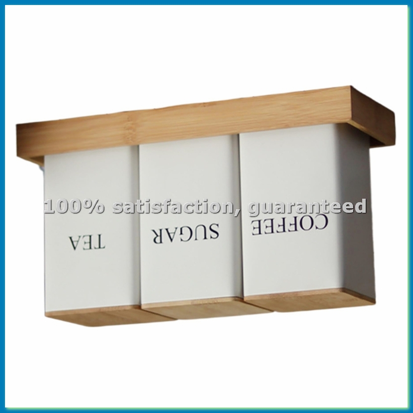 Coffee Tea Canister Set - Juego de 3 Recipientes para Té,