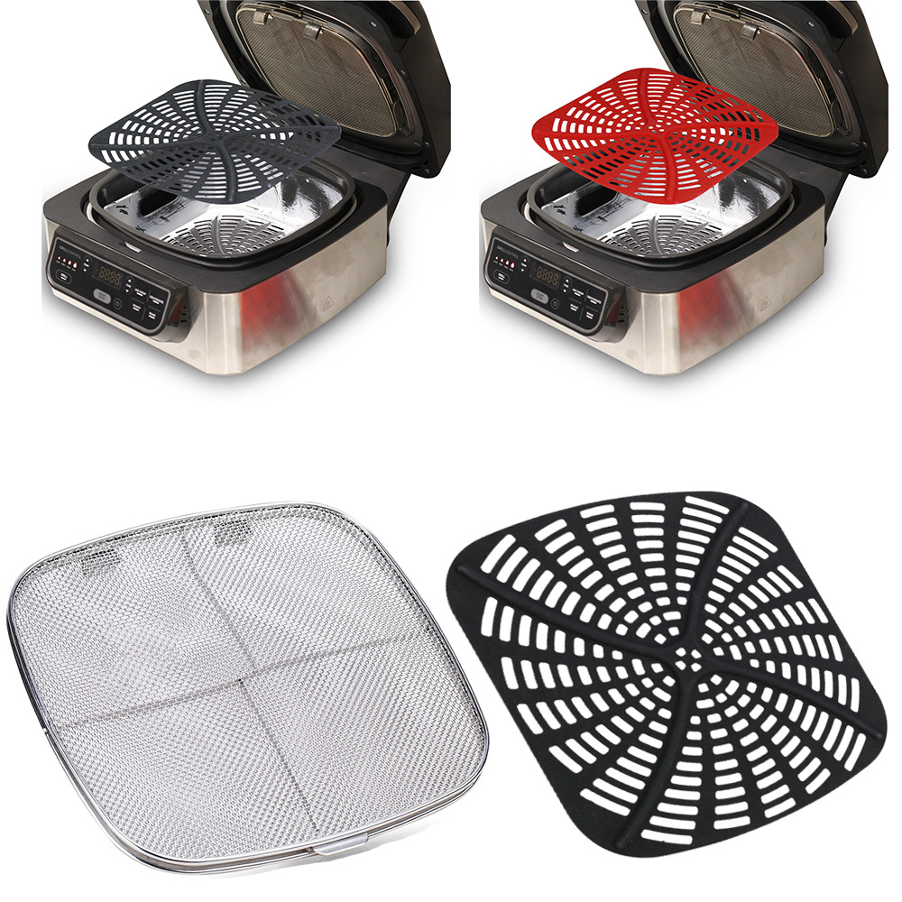 Ninja Air Fryer Af101 - Protector contra salpicaduras de acero inoxidable