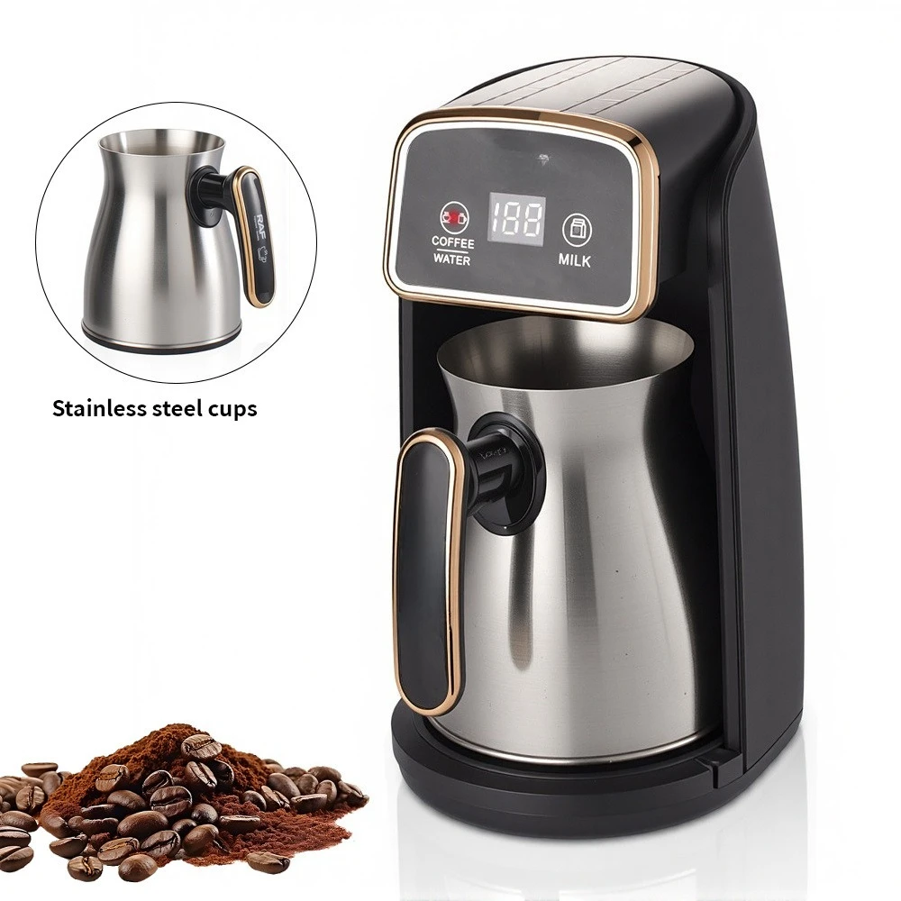 Coffee Tea Maker - Cafetera Eléctrica de Acero Inoxidable, Cafetera