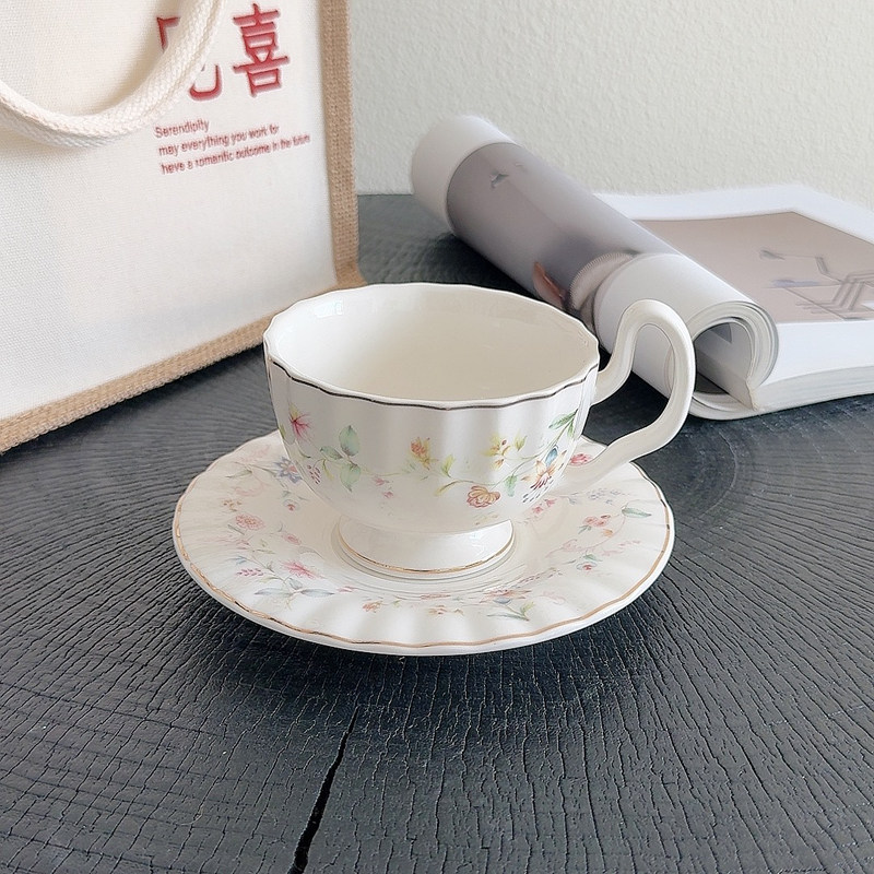 Draw Coffee And Tea - Juego de Tazas y Platos de