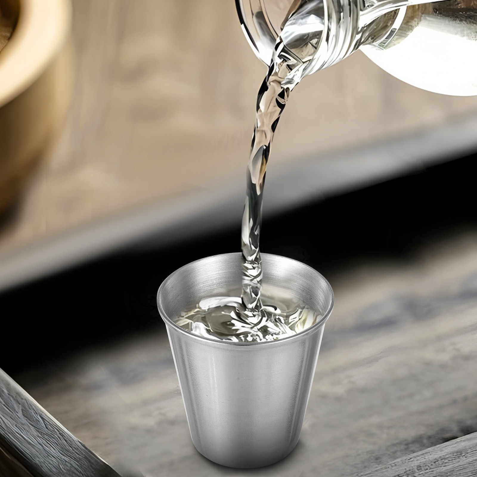 Juego de 12 Vasos de Acero Ino - Coffee Tea Vodka reseña y precio