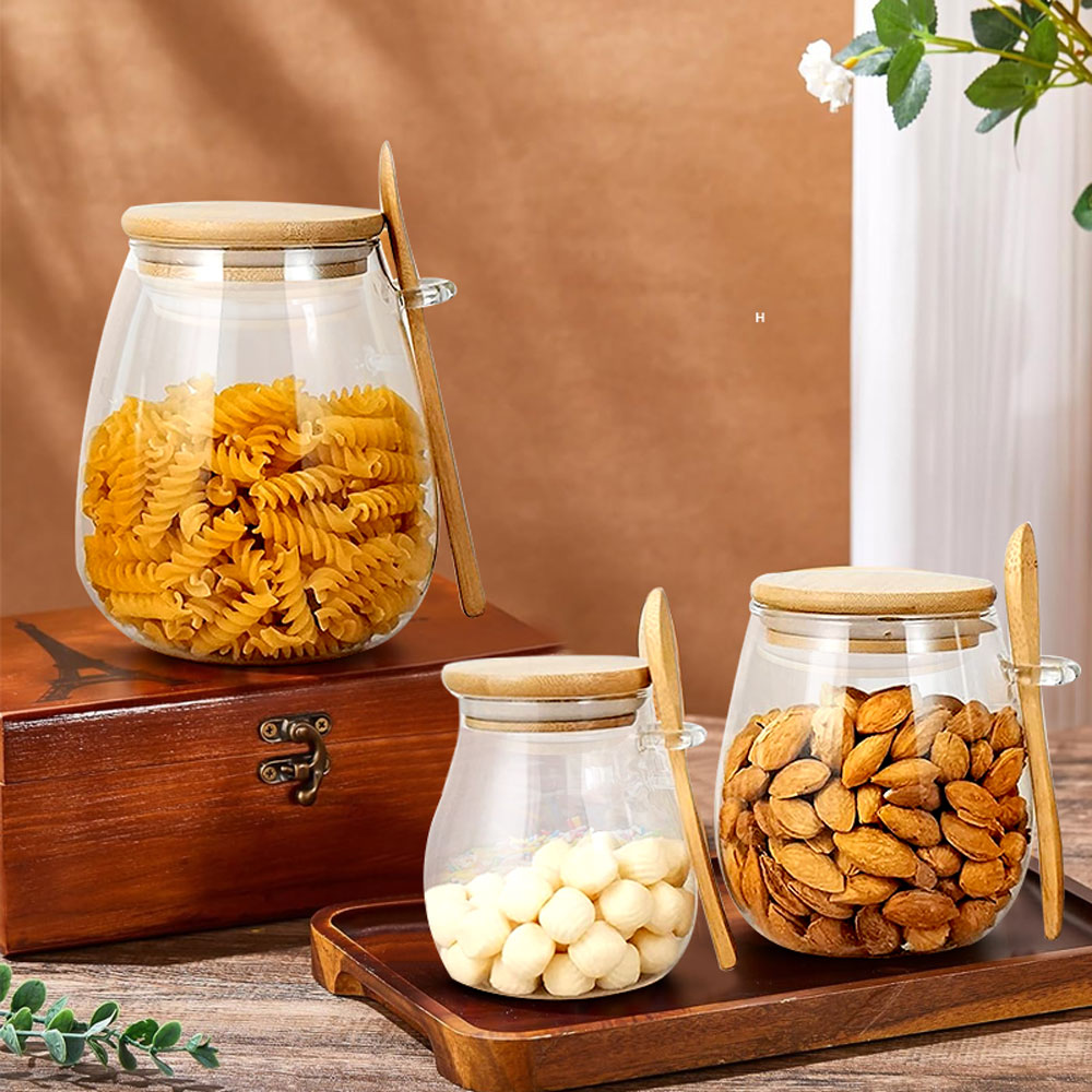 Tarro de vidrio sellado de 34o - Coffee Tea Canister Set reseña y precio