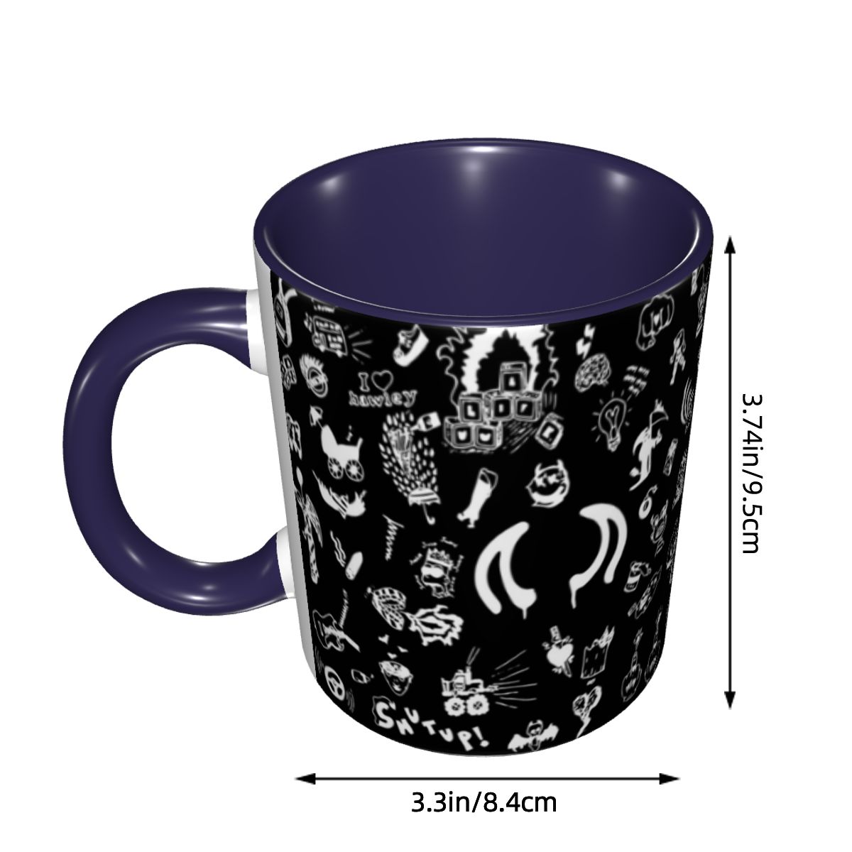 Taza de cerámica divertida con - Draw Coffee And Tea reseña y precio