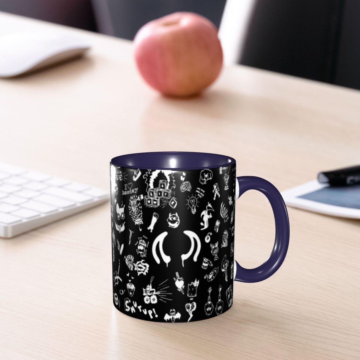 Taza de cerámica divertida con - Draw Coffee And Tea reseña y precio