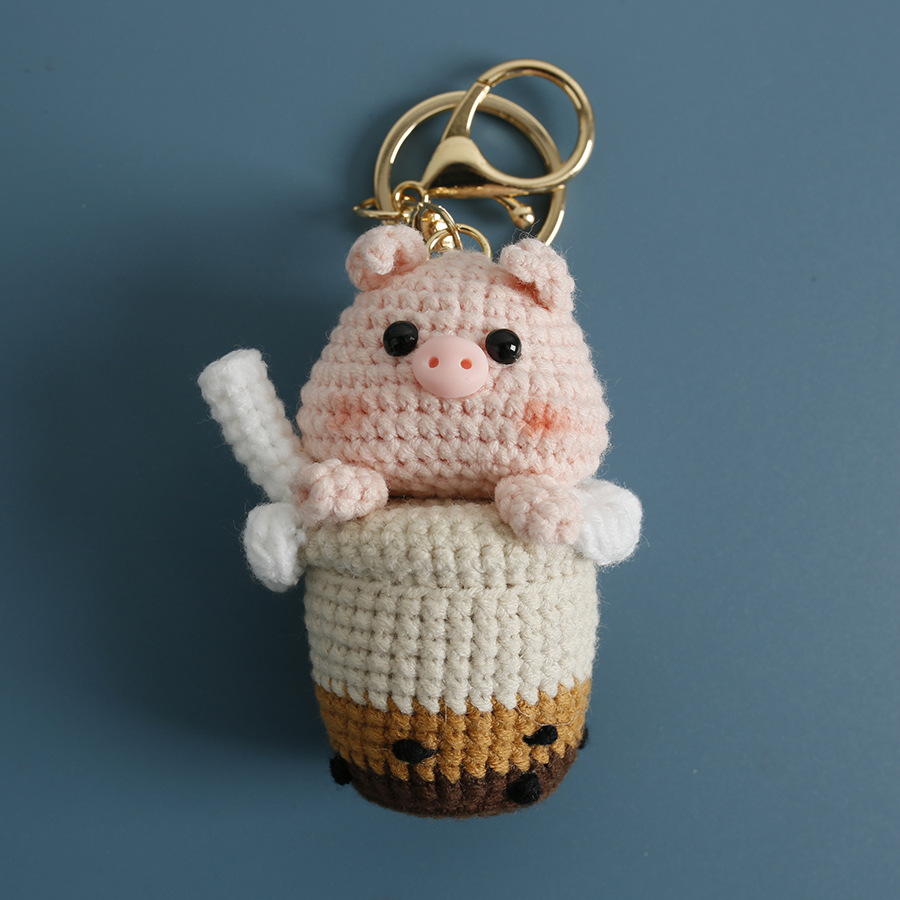 Llavero de ganchillo de la ser - Coffee Tea Knits reseña y precio