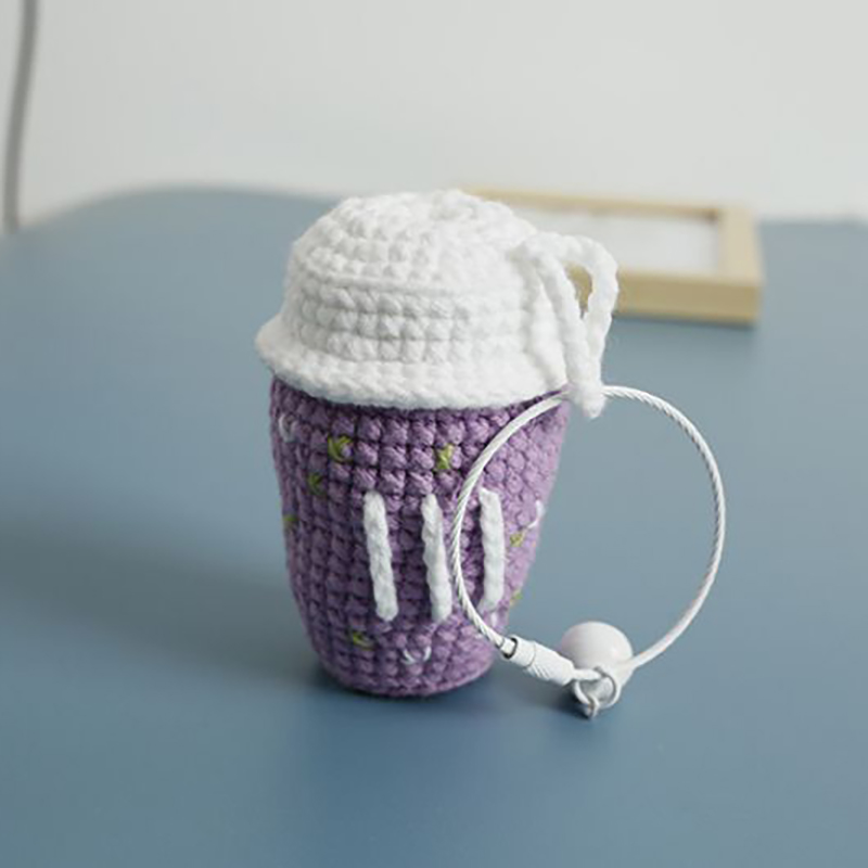 Llavero de ganchillo de la ser - Coffee Tea Knits reseña y precio