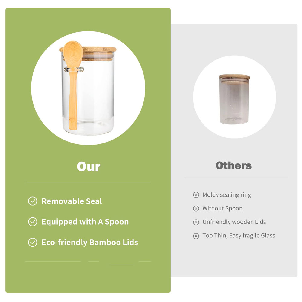 Recipientes de Plástico Hermét - Coffee Tea Canister Set reseña y precio