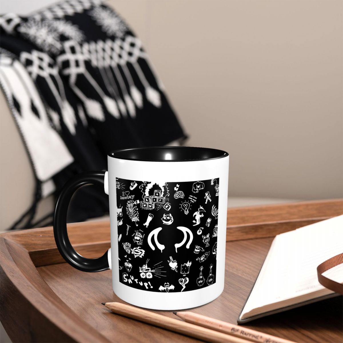 Tazas de Cerámica Divertidas c - Draw Coffee And Tea reseña y precio