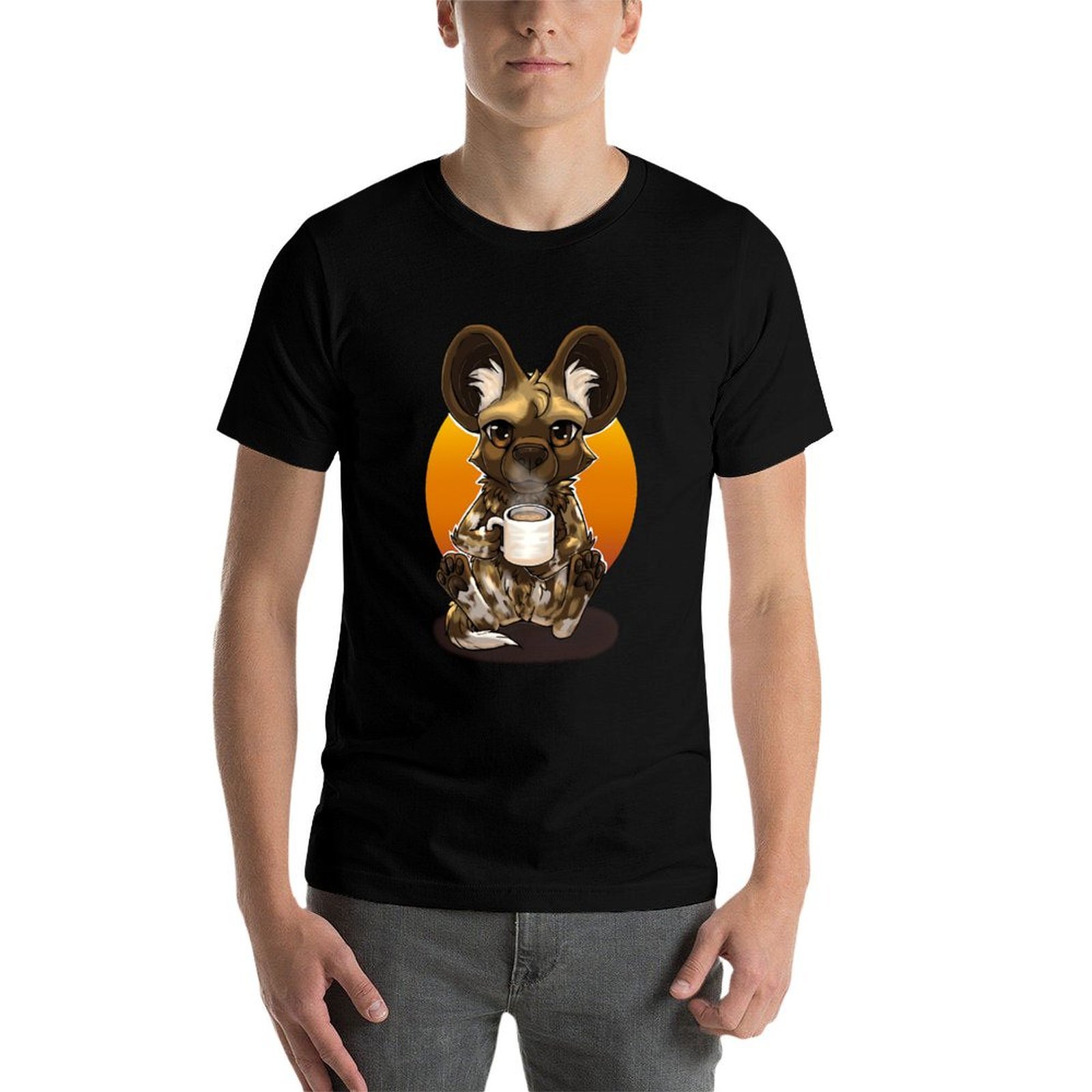 Camiseta African Wild Dog Tea  - Coffee Tea Knits reseña y precio