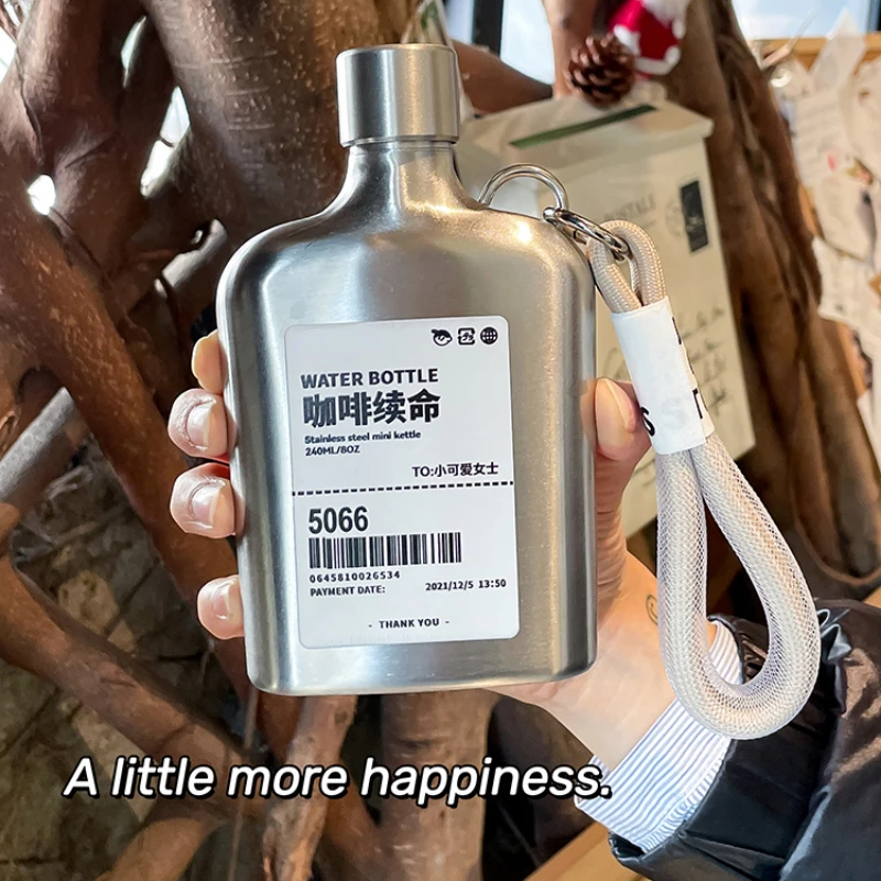 Frasco de cadera de acero inox - Coffee Tea Vodka reseña y precio