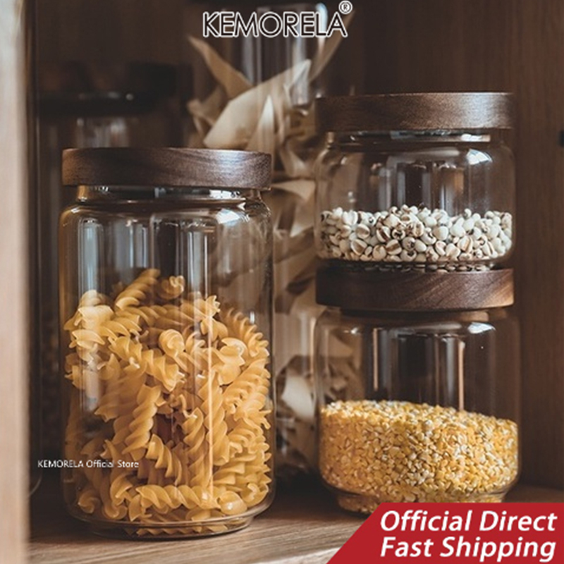 Tapa de madera, recipiente her - Coffee Tea Canister Set reseña y precio