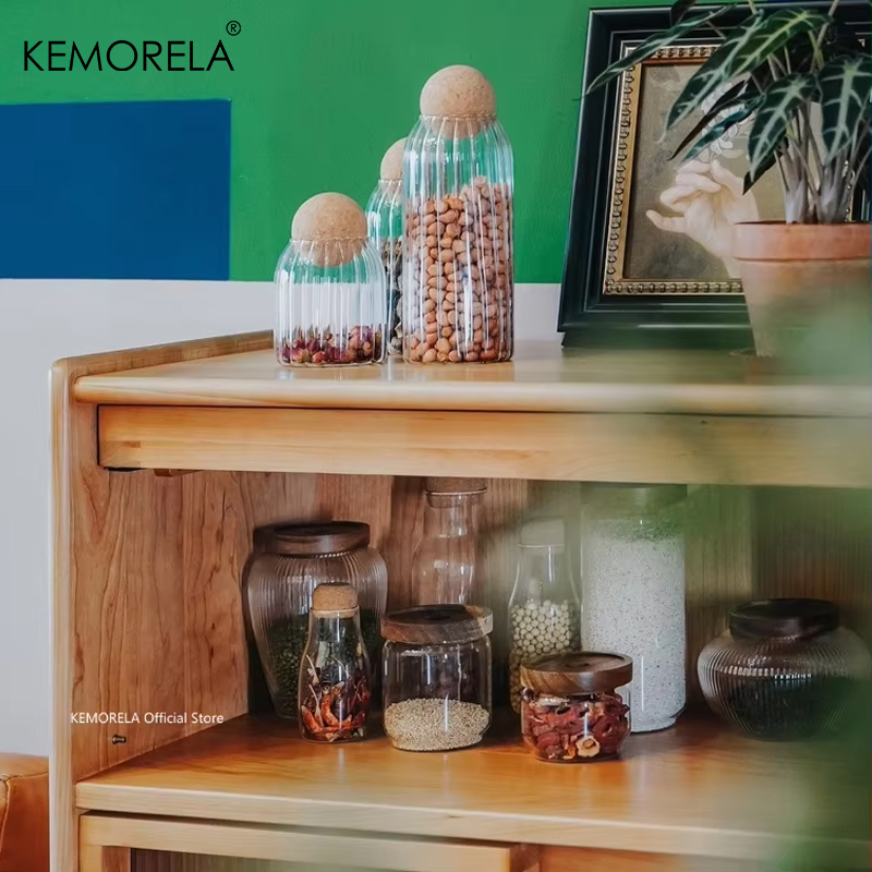 Tapa de madera, recipiente her - Coffee Tea Canister Set reseña y precio