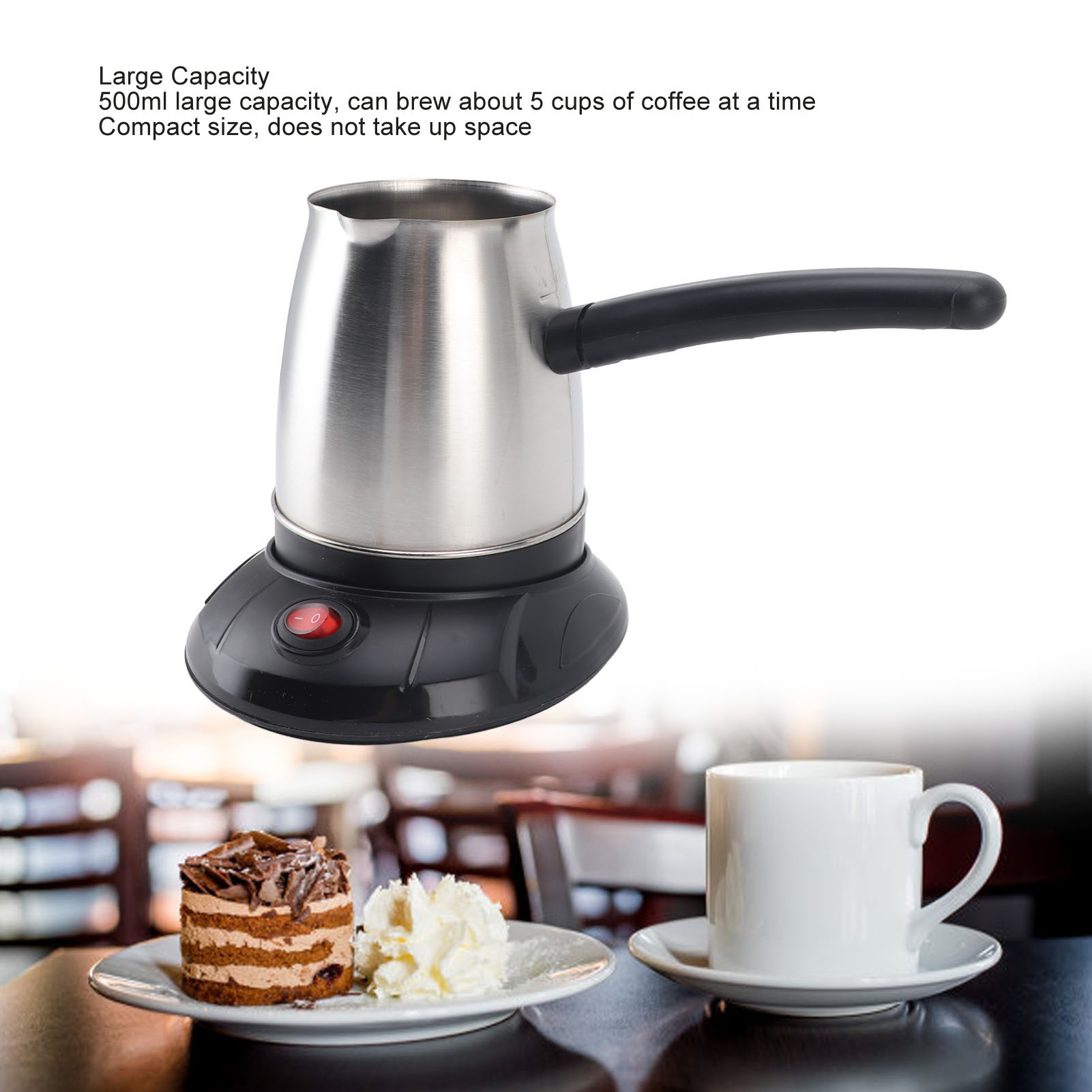 Cafetera turca eléctrica de ac - Coffee Tea Maker reseña y precio