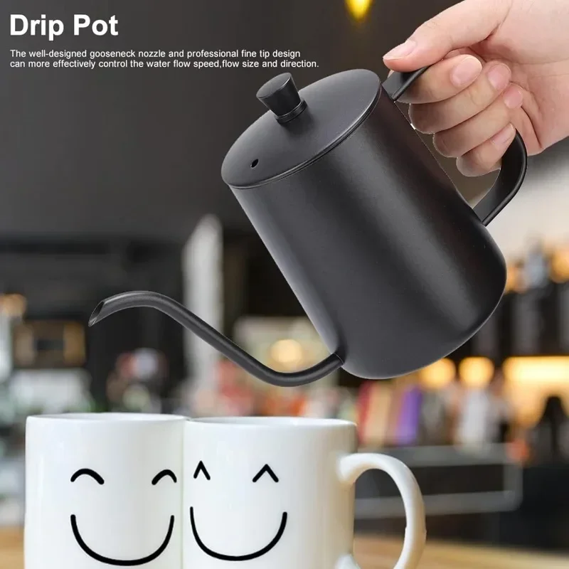 Tetera de goteo de acero inoxi - Coffee Tea Pots reseña y precio