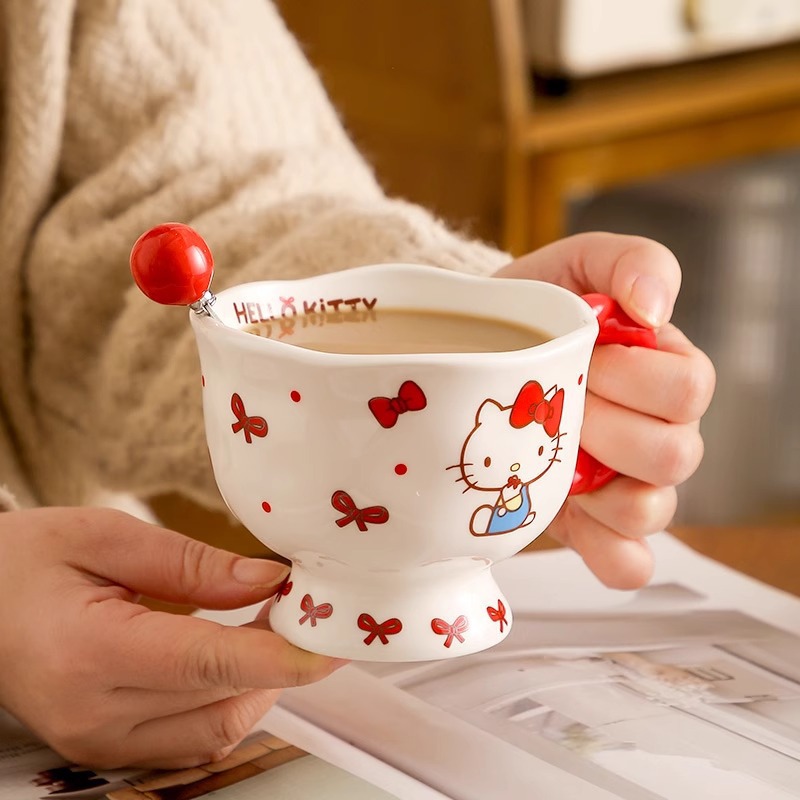 Taza de Cerámica Sanrio de 360 - Coffee X Tea reseña y precio