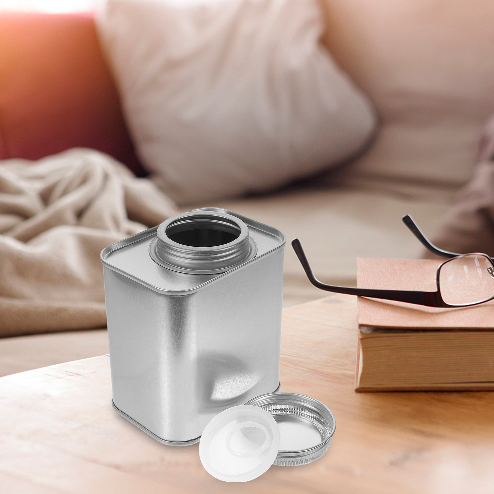 4 piezas de recipientes de hoj - Coffee Tea And Sugar Canisters reseña y precio