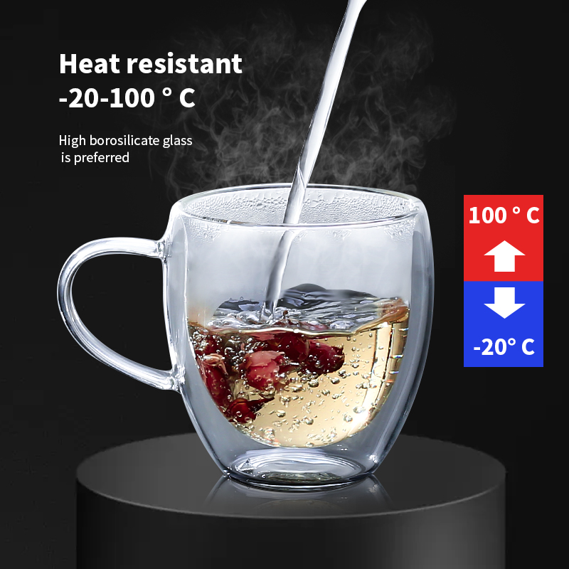 Taza de café de cristal transp - Coffee Tea Vodka reseña y precio