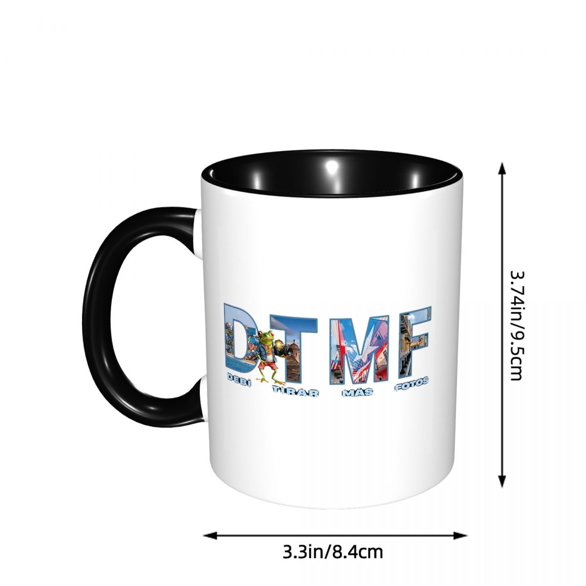 Taza de Cerámica Divertida con - Coffee Tea Cup Foto reseña y precio
