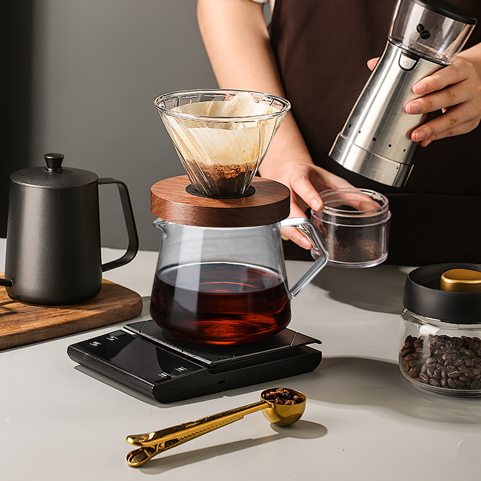 Jarra de Vidrio de Alta Clarid - Coffee Tea Pots reseña y precio