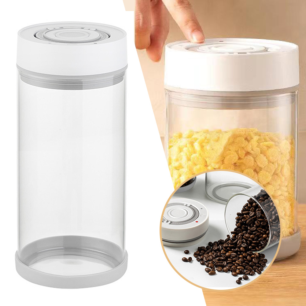 Tarro de vidrio a prueba de hu - Coffee Tea Canister Set reseña y precio