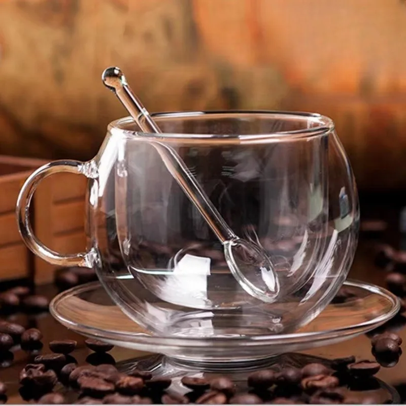 Taza de café de cristal de par - Coffee Tea Vodka reseña y precio