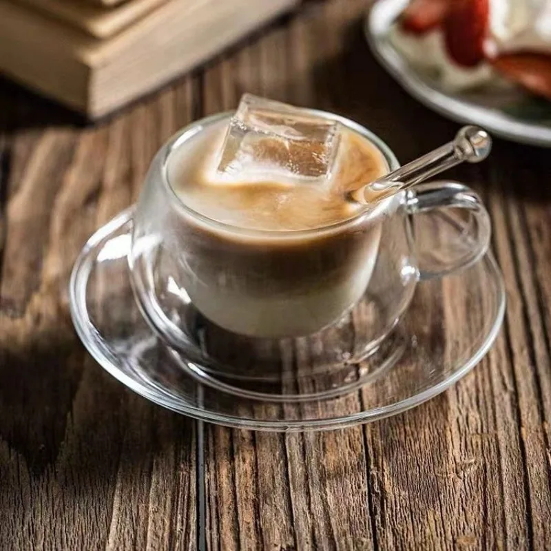Taza de café de cristal de par - Coffee Tea Vodka reseña y precio