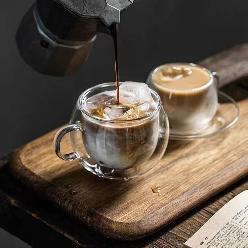 Taza de café de cristal de par - Coffee Tea Vodka reseña y precio