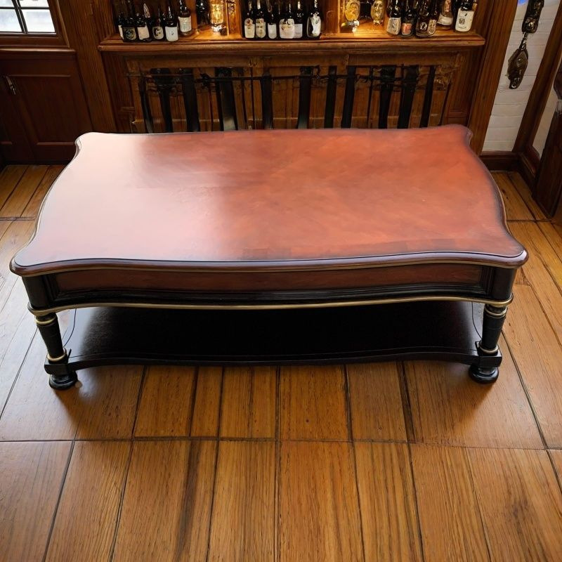 Mesa de centro retro de madera - Draw Coffee And Tea reseña y precio