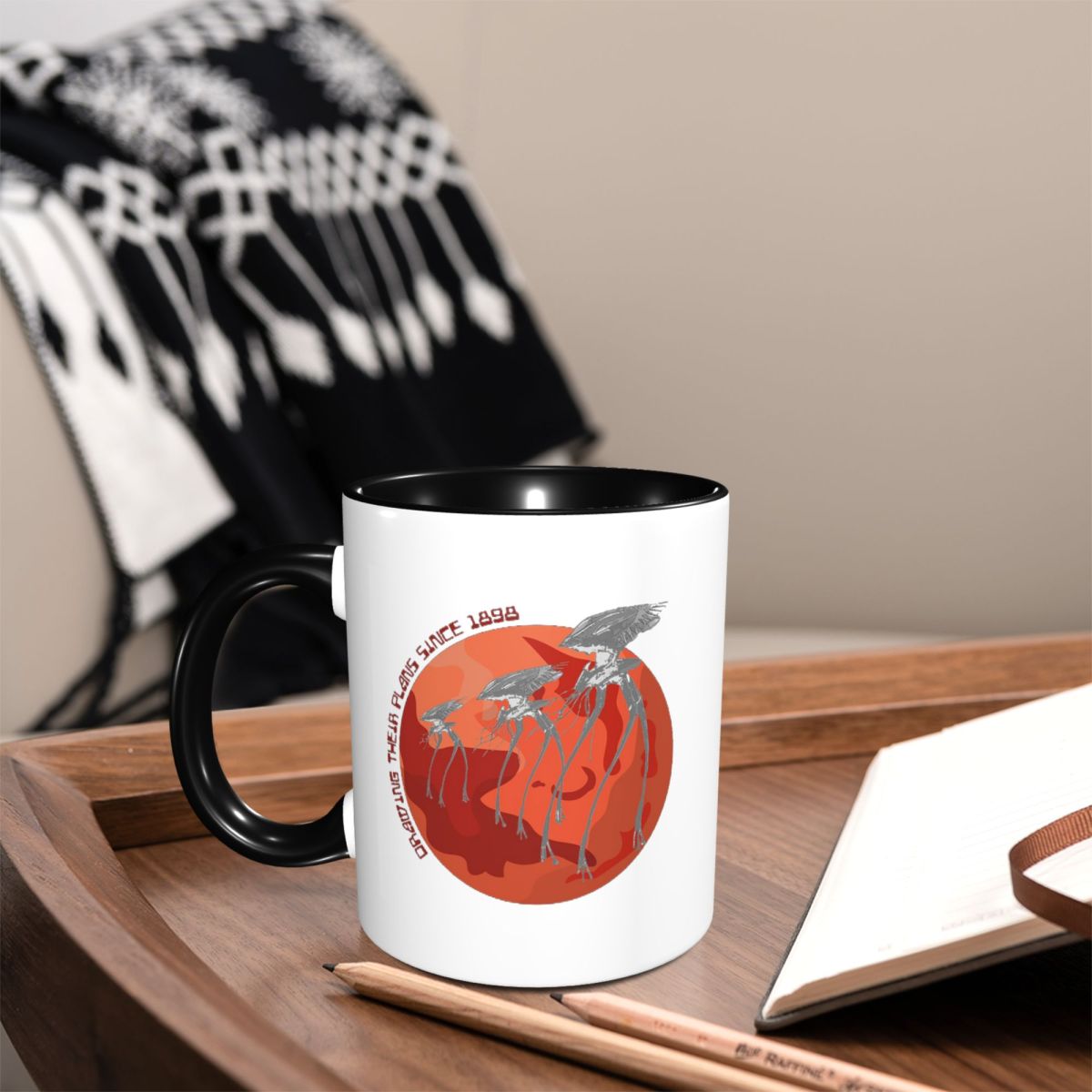 Taza de cerámica divertida con - Draw Coffee And Tea reseña y precio