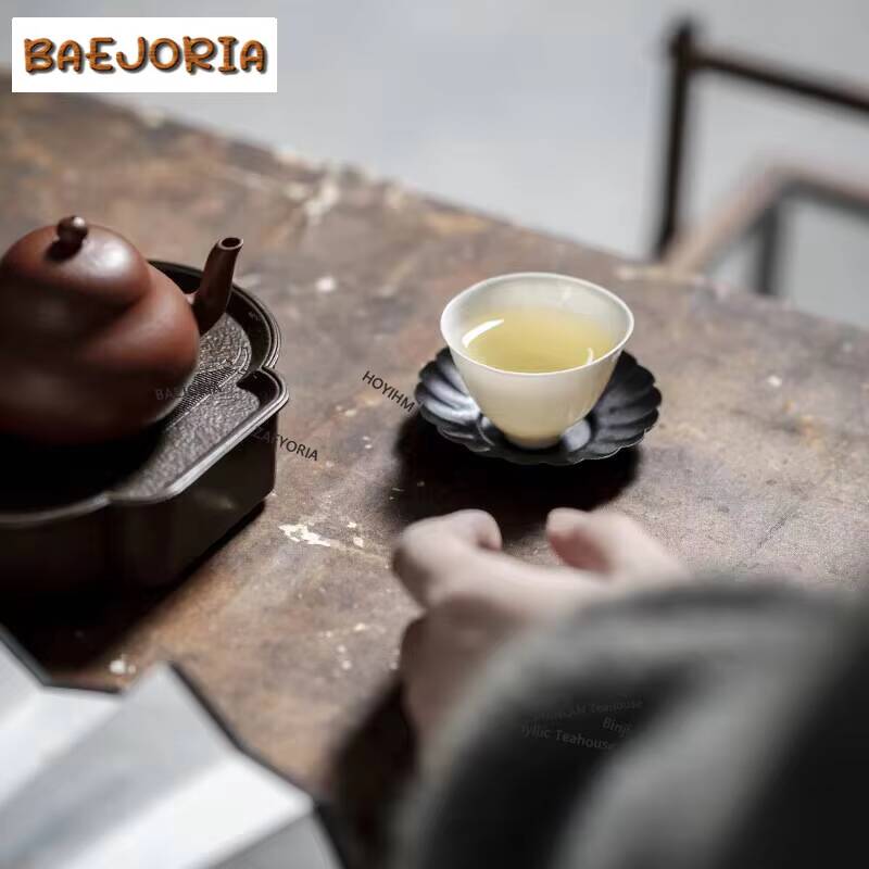 Posavasos de latón antiguo con - Coffee Tea Maker reseña y precio