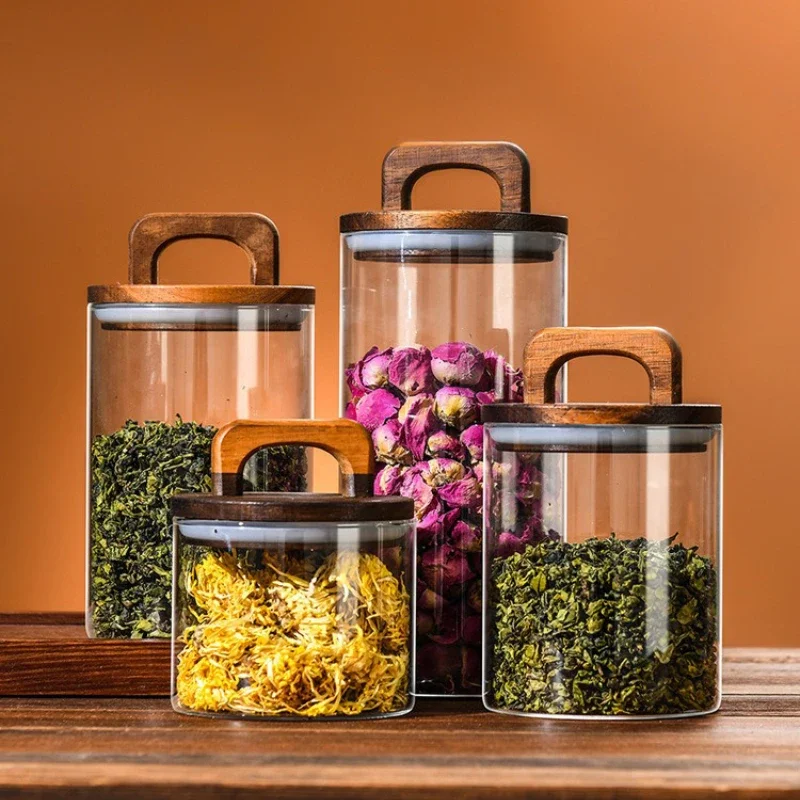 Tarro de vidrio transparente c - Coffee Tea Canister Set reseña y precio