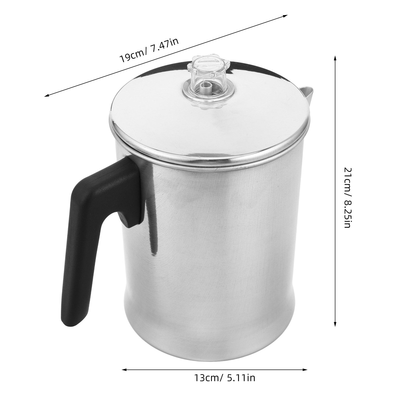 Cafetera de Aluminio de 1.8L,  - Coffee Tea Pots reseña y precio