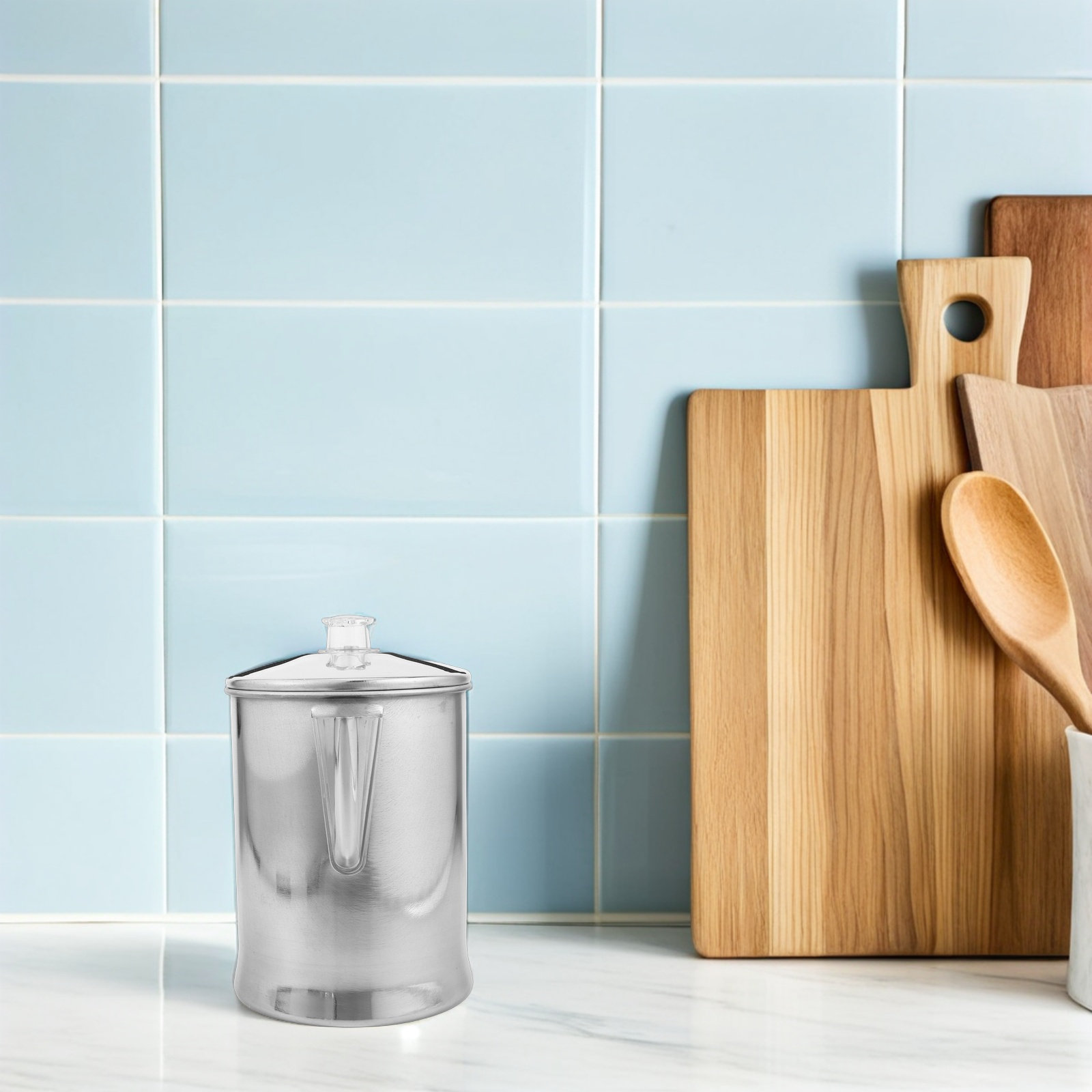 Cafetera de Aluminio de 1.8L,  - Coffee Tea Pots reseña y precio