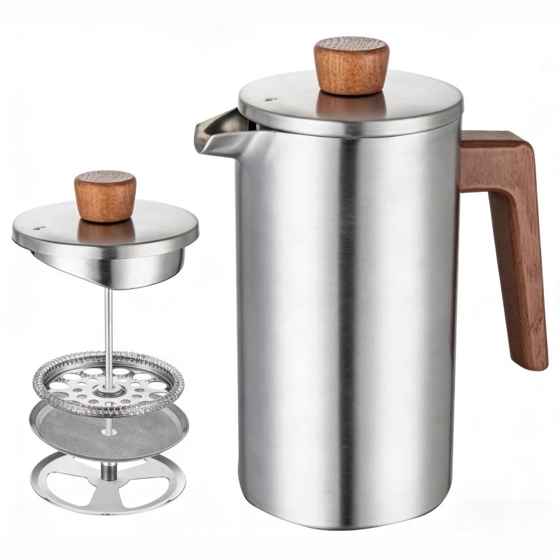 Cafetera Francesa de Acero Ino - Coffee Tea Maker reseña y precio