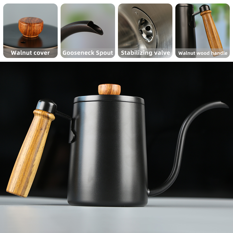 Tetera de acero inoxidable con - Coffee Tea Pots reseña y precio