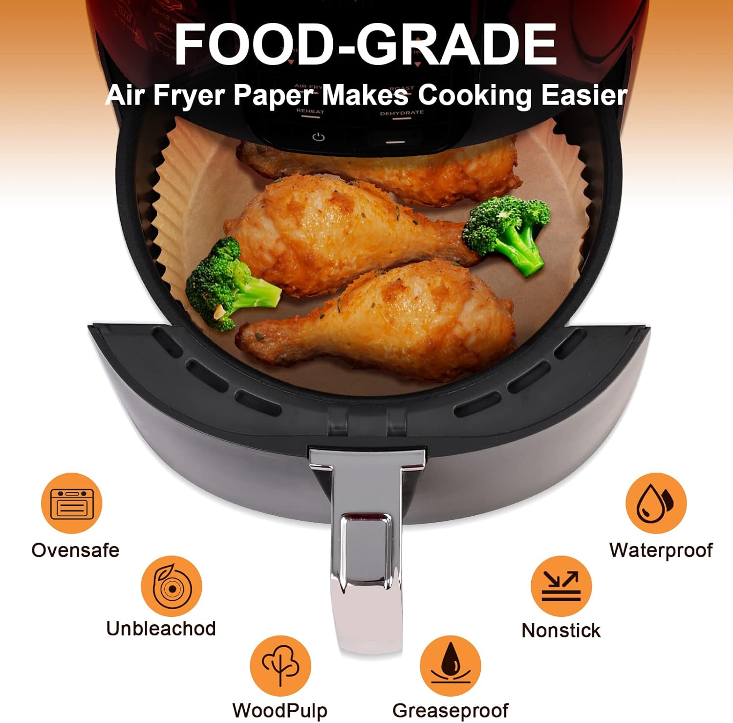 Papel para hornear para freido - Ninja Air Fryer Af101 reseña y precio
