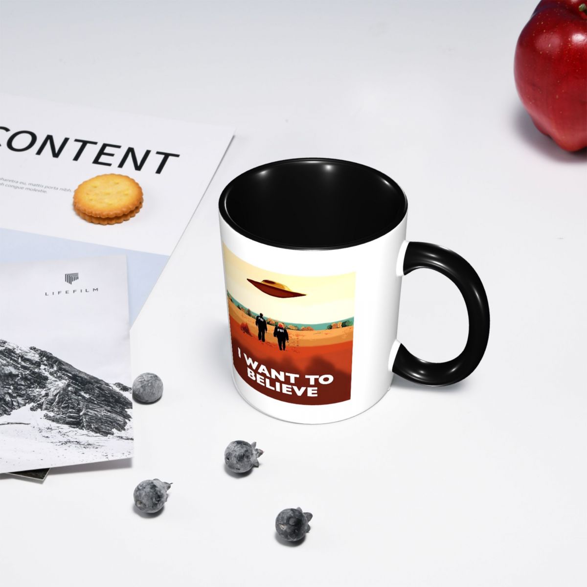 Taza de Cerámica Divertida con - Coffee X Tea reseña y precio
