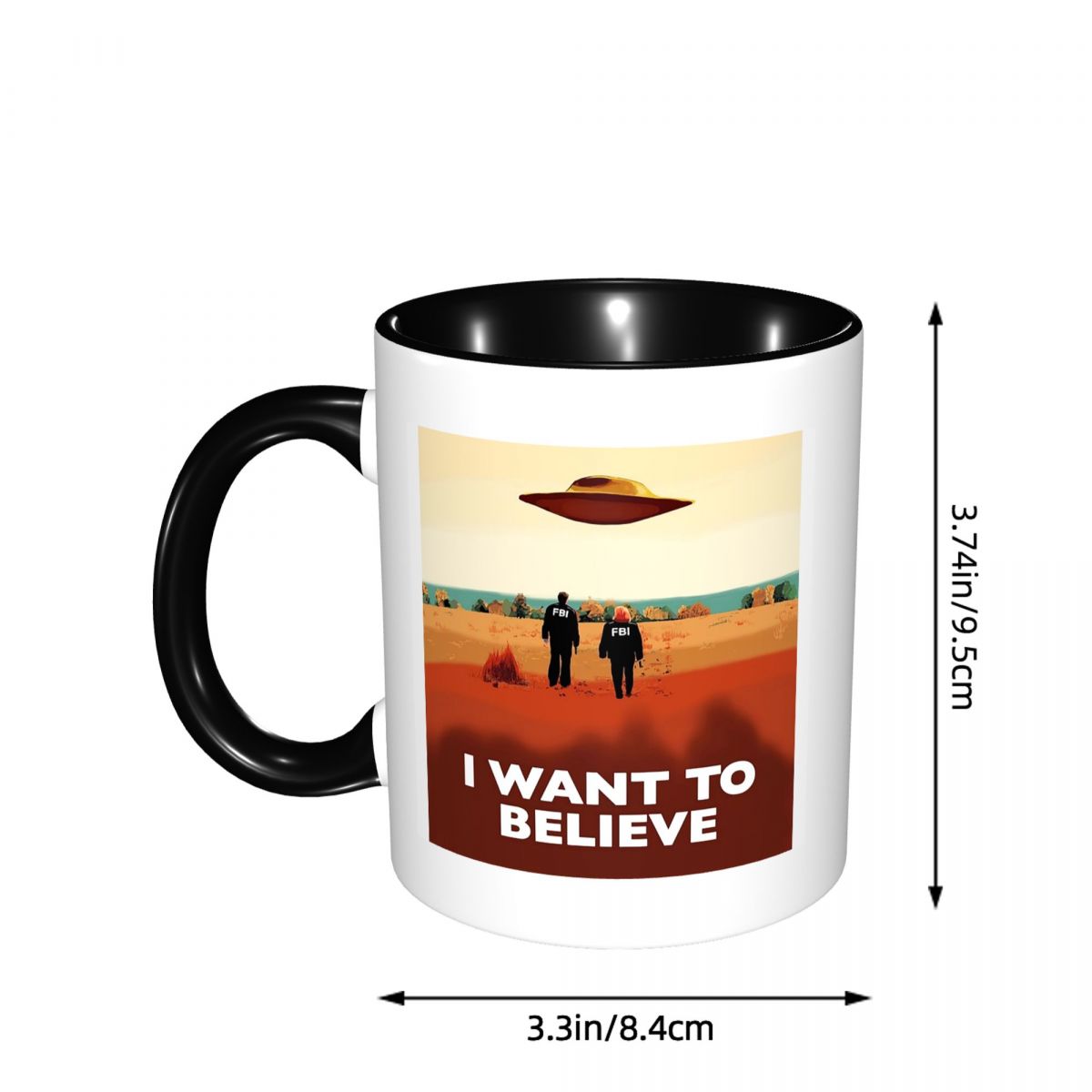 Taza de Cerámica Divertida con - Coffee X Tea reseña y precio