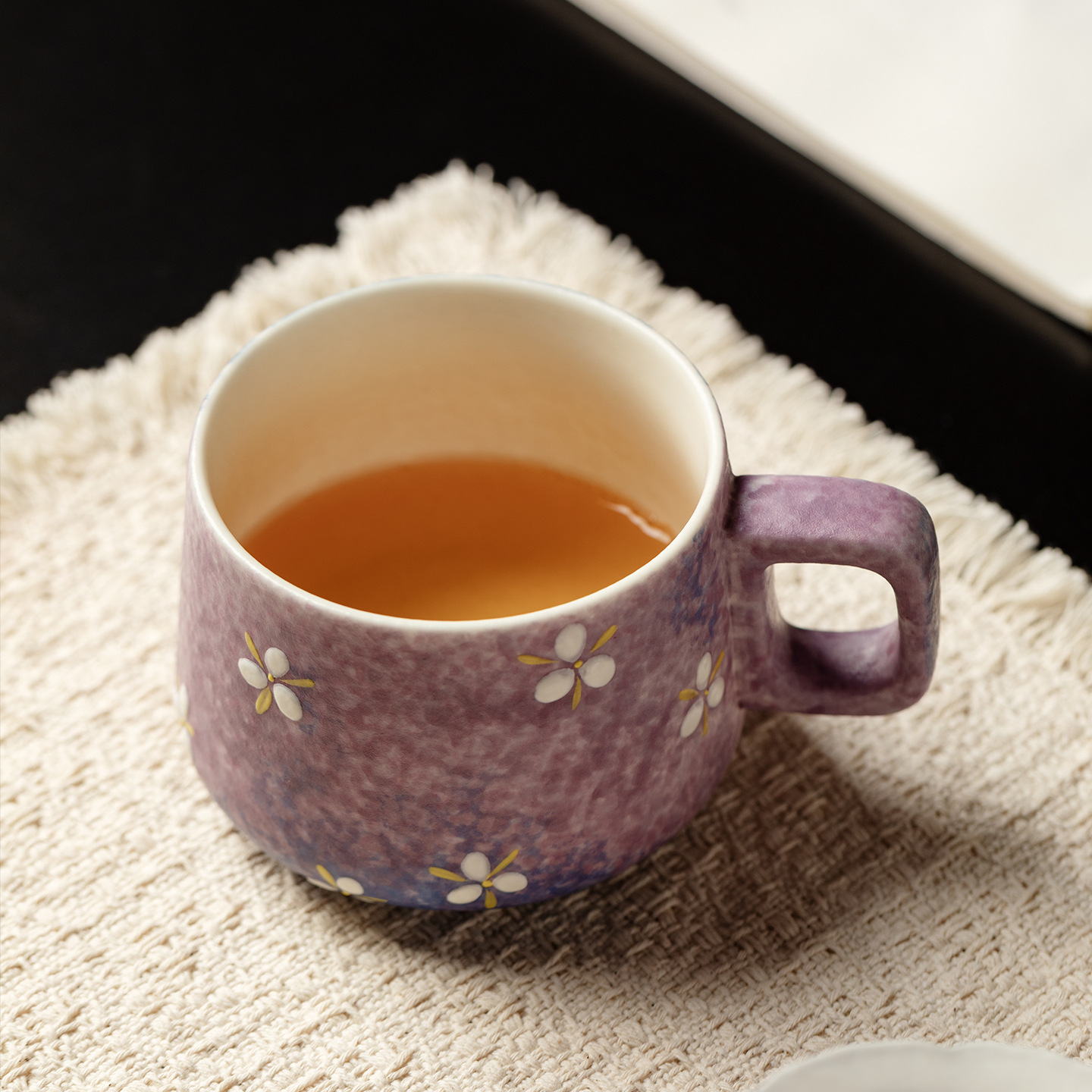 Taza de Cerámica Pintada a Man - Coffee Tea Brew reseña y precio
