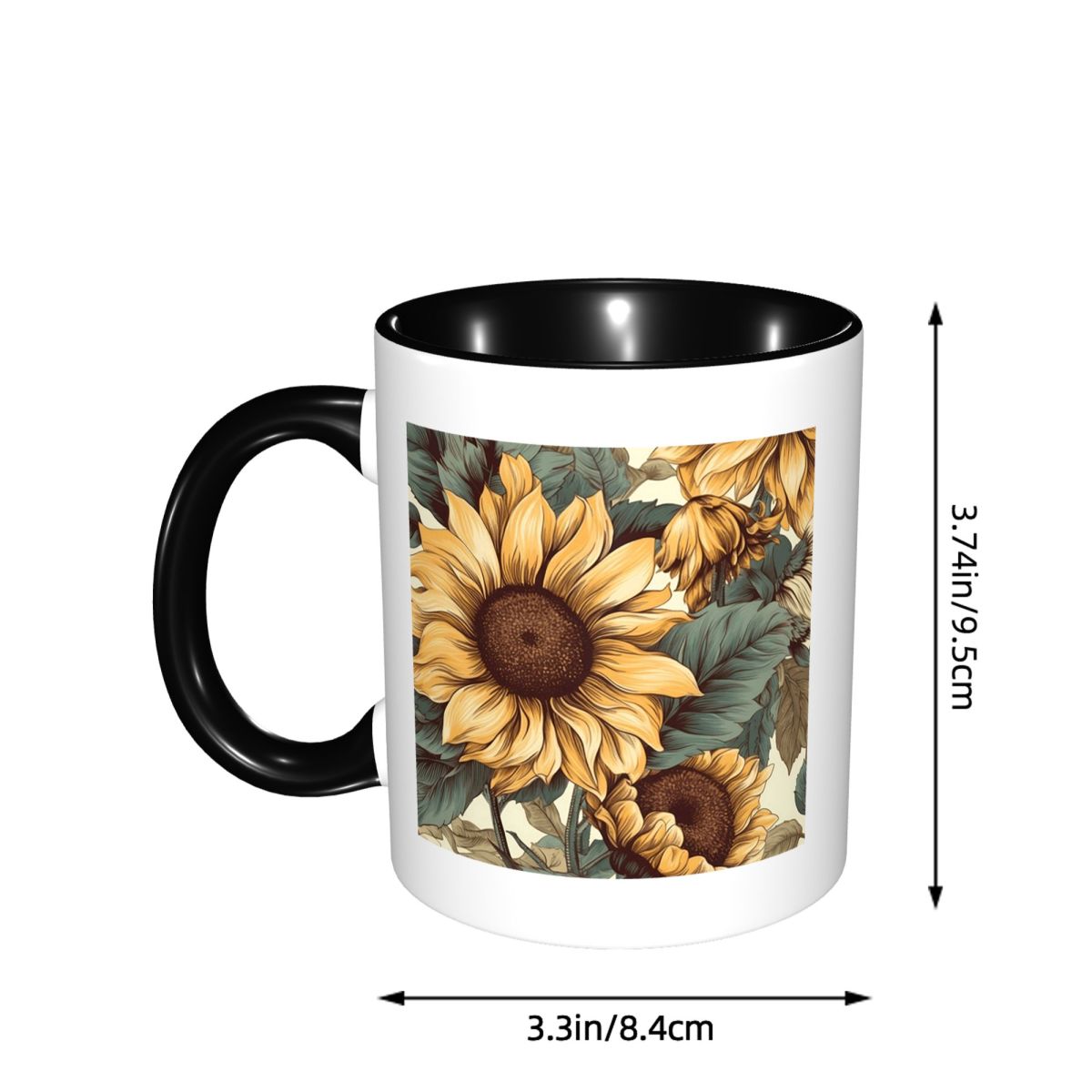 Taza con diseño botánico vinta - Draw Coffee And Tea reseña y precio