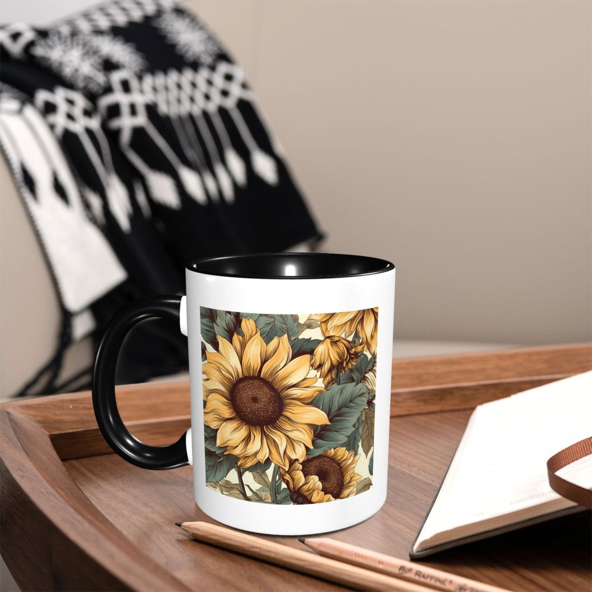 Taza con diseño botánico vinta - Draw Coffee And Tea reseña y precio