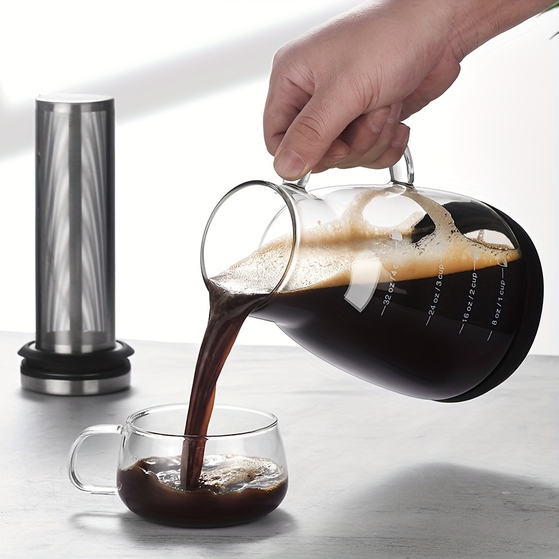 Jarra de Vidrio Clásica de 24o - Coffee Tea Maker reseña y precio
