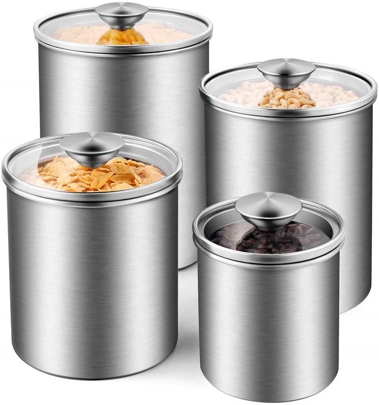 Contenedores de almacenamiento - Coffee Tea And Sugar Canisters reseña y precio