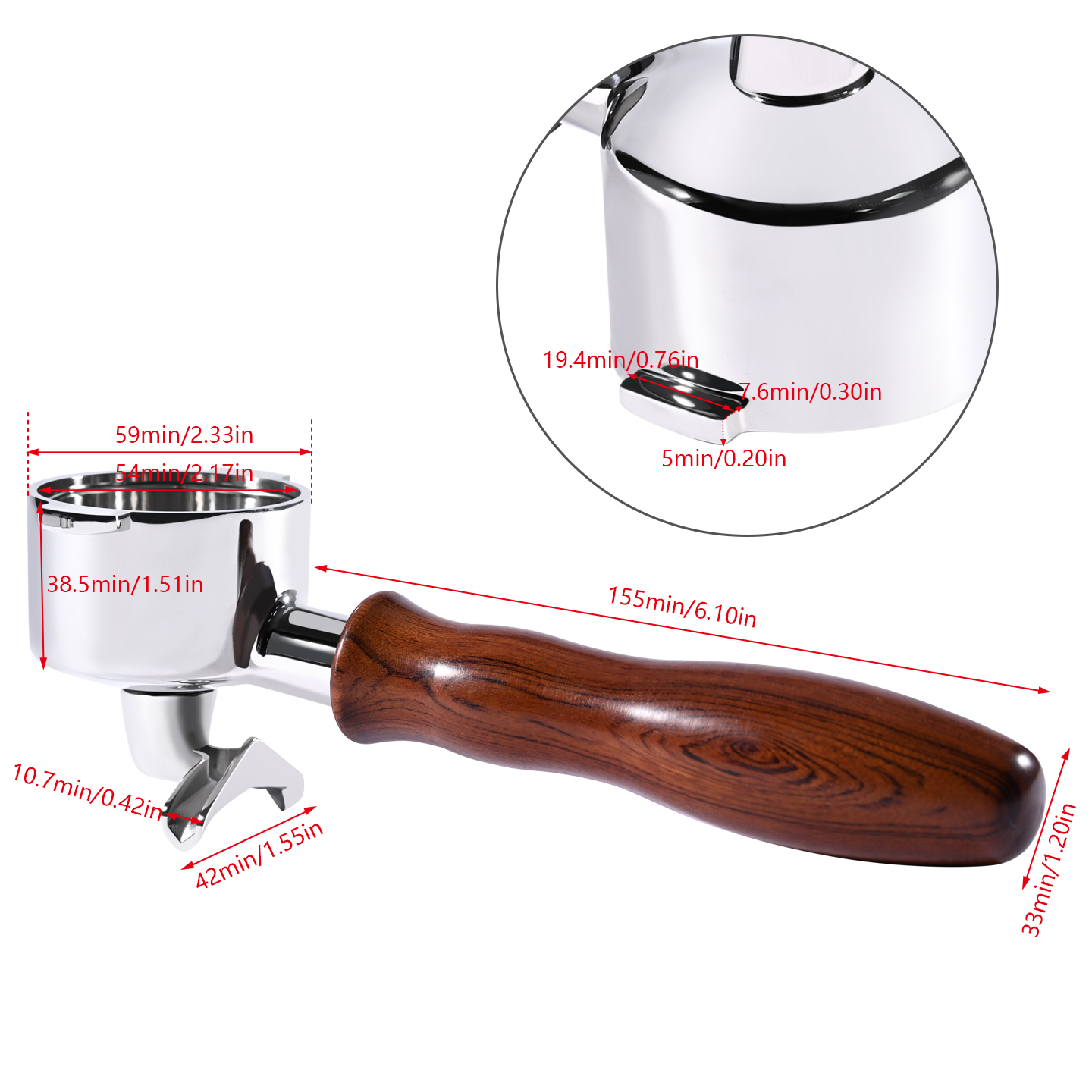 Portafiltro de 51 mm con 2 ore - Delonghi Espresso Ecp3420 reseña y precio