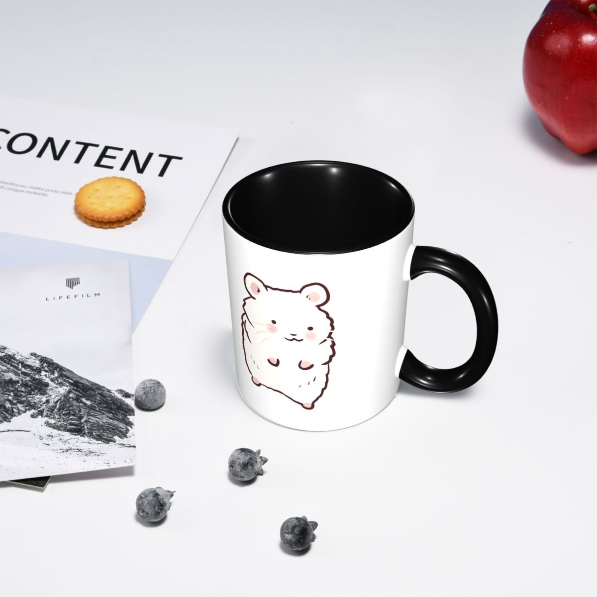Taza con Dibujo de Hámster Ado - Draw Coffee And Tea reseña y precio