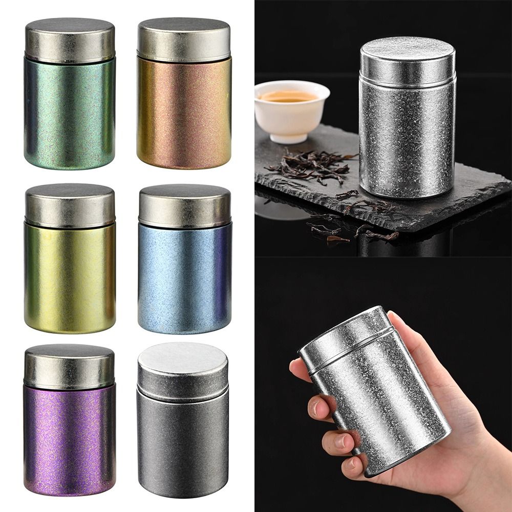 Lata de té de titanio puro por - Coffee Tea And Sugar Canisters reseña y precio